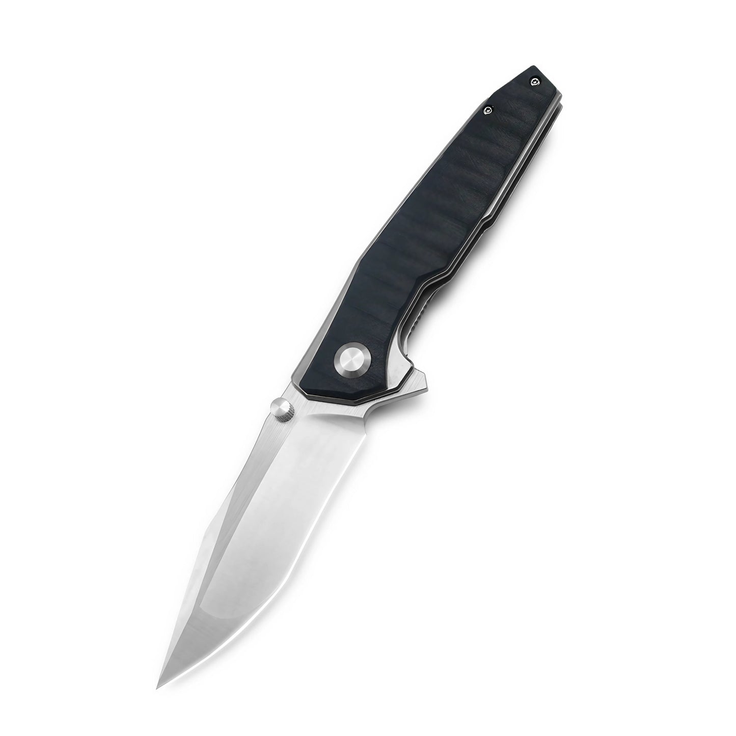 VORIXN Flipper & Thumb Stud Knife Stainless Steel & G10 Handle (5.0" 9Cr13 Blade) KA008
