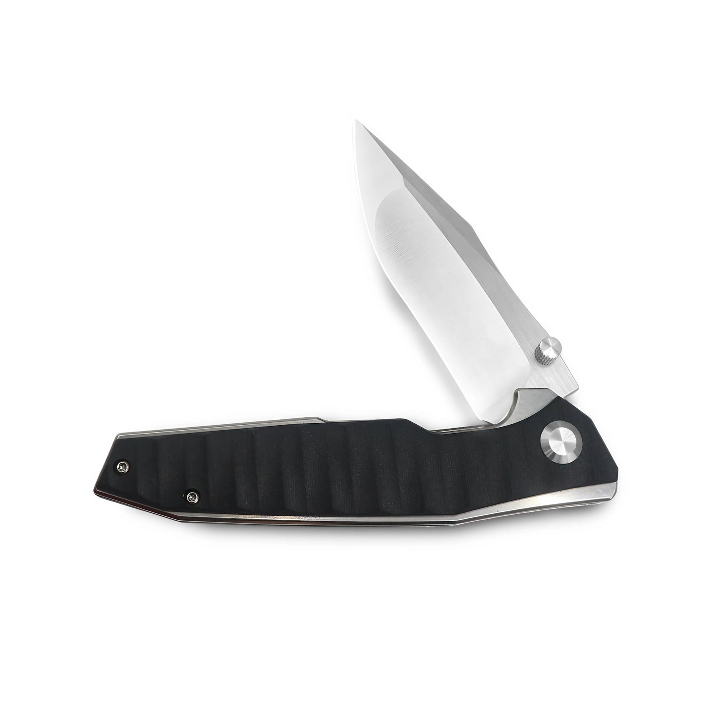 VORIXN Flipper & Thumb Stud Knife Stainless Steel & G10 Handle (5.0" 9Cr13 Blade) KA008