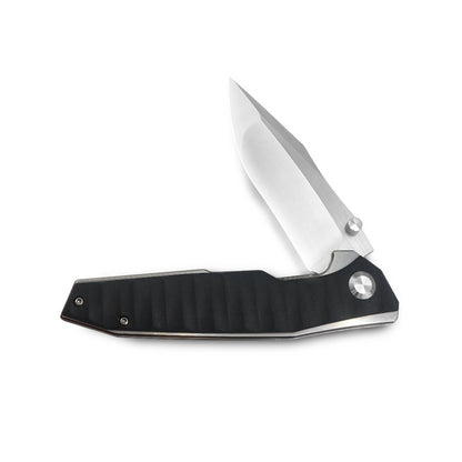 VORIXN Flipper & Thumb Stud Knife Stainless Steel & G10 Handle (5.0" 9Cr13 Blade) KA008