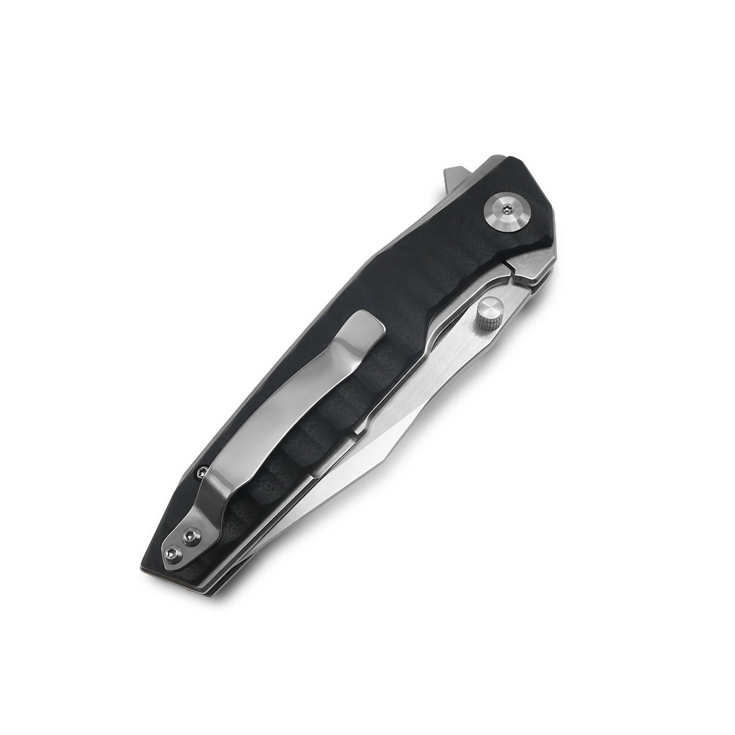 VORIXN Flipper & Thumb Stud Knife Stainless Steel & G10 Handle (5.0" 9Cr13 Blade) KA008