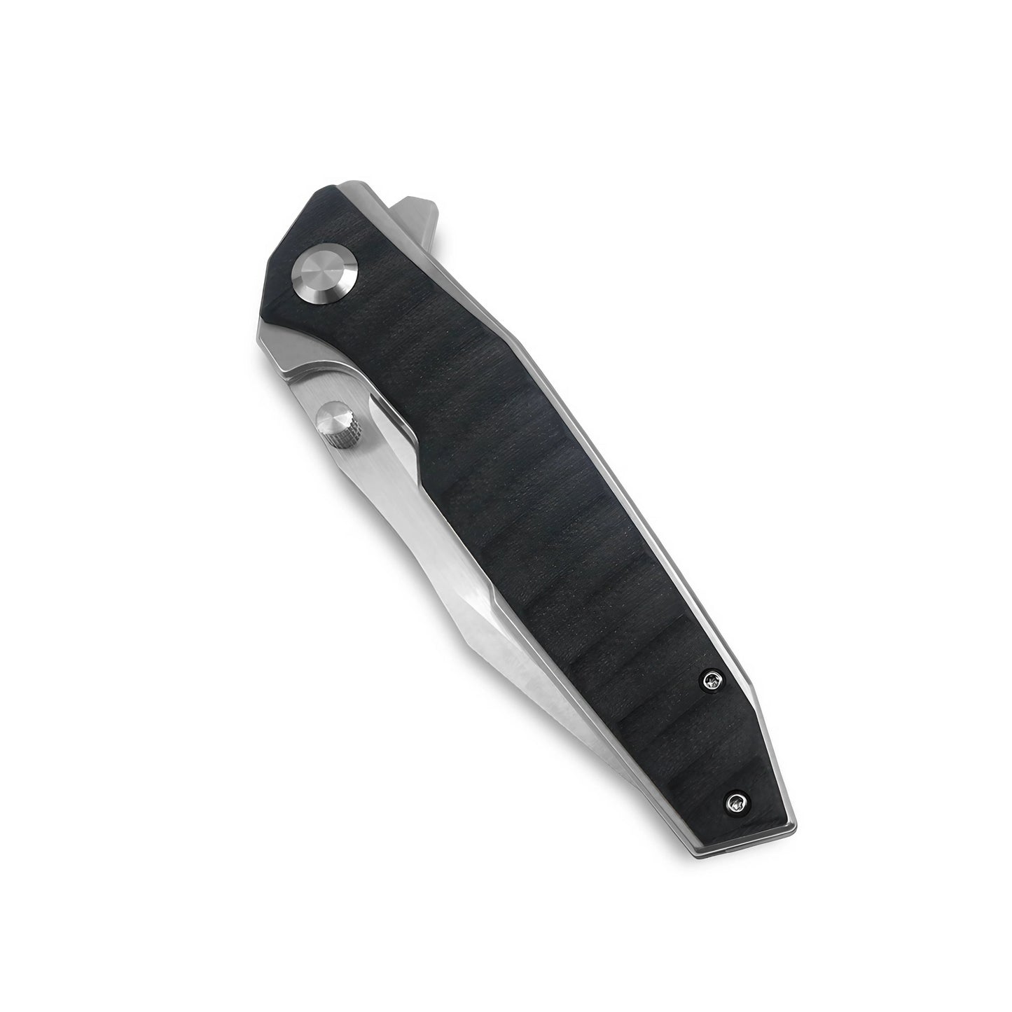 VORIXN Flipper & Thumb Stud Knife Stainless Steel & G10 Handle (5.0" 9Cr13 Blade) KA008