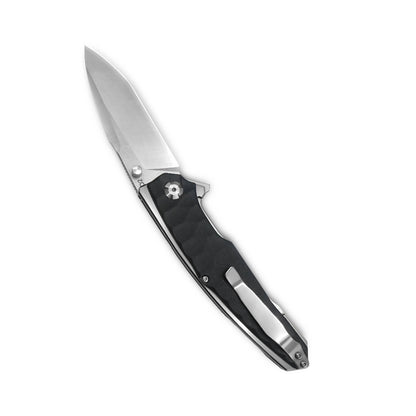 VORIXN Flipper & Thumb Stud Knife Stainless Steel & G10 Handle (4.3" 9Cr13 Blade) KA009