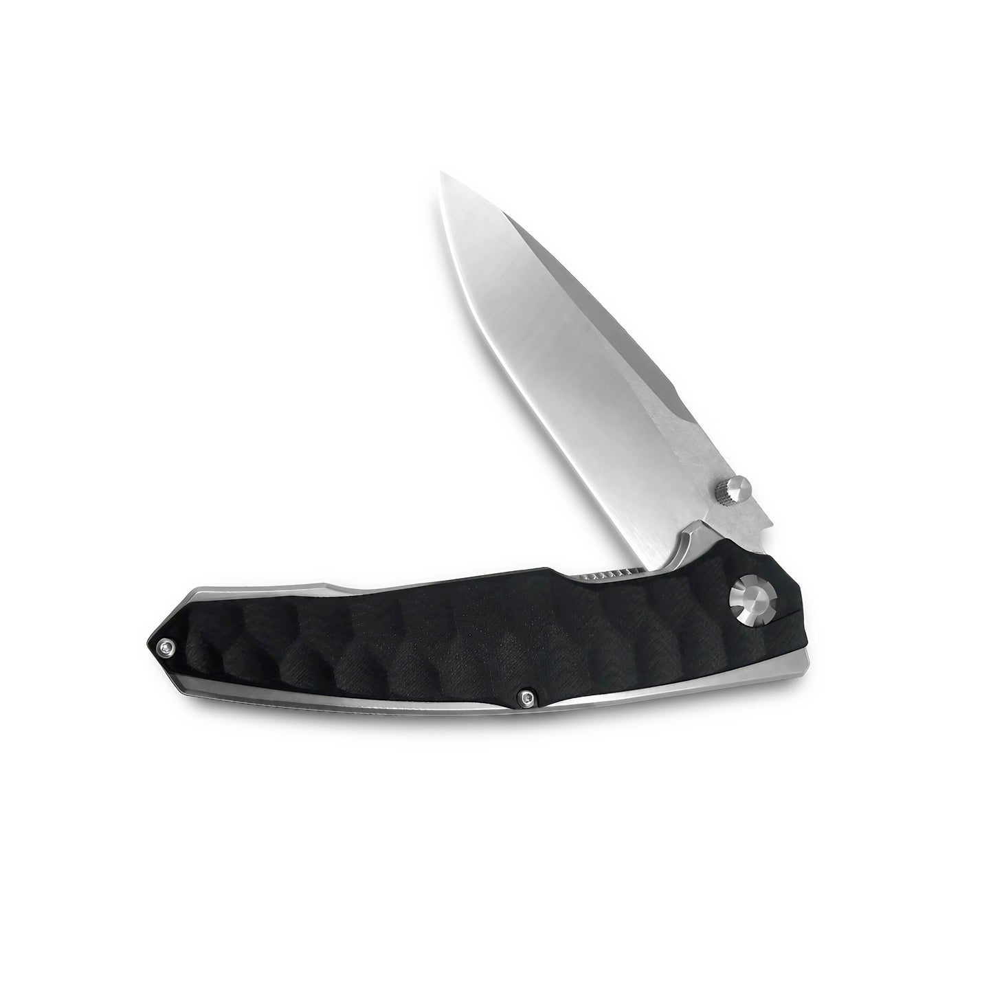 VORIXN Flipper & Thumb Stud Knife Stainless Steel & G10 Handle (4.3" 9Cr13 Blade) KA009
