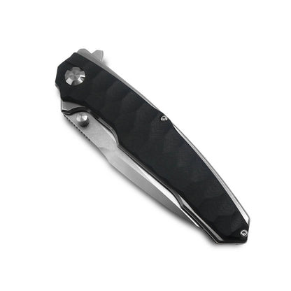 VORIXN Flipper & Thumb Stud Knife Stainless Steel & G10 Handle (4.3" 9Cr13 Blade) KA009