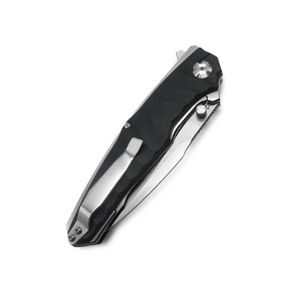 VORIXN Flipper & Thumb Stud Knife Stainless Steel & G10 Handle (4.3" 9Cr13 Blade) KA009