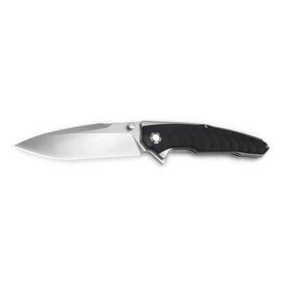 VORIXN Flipper & Thumb Stud Knife Stainless Steel & G10 Handle (4.3" 9Cr13 Blade) KA009