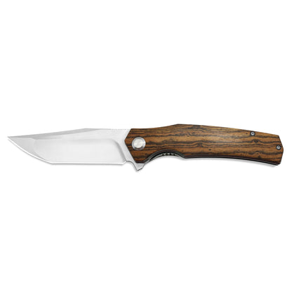 VORIXN Flipper Knife 2Cr13 & Bocote Handle (4.0" 9Cr8 Blade) KA013