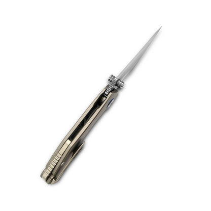 VORIXN Flipper & Thumb Stud Knife Titanium Handle (4.0" VG10 Blade) KB008