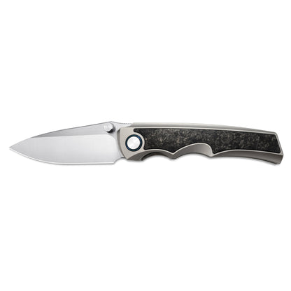 VORIXN Thumb Stud Knife Titanium & Carbon Fiber Handle (3.7" VG10 Blade) KB011
