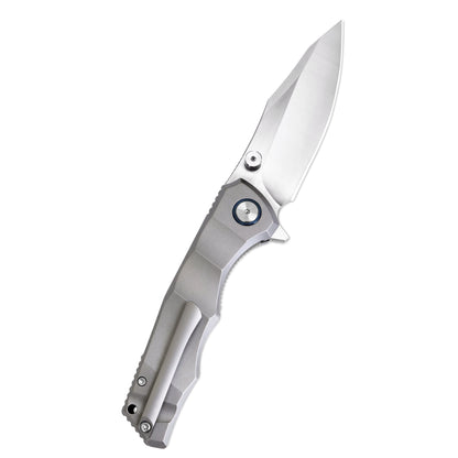VORIXN Flipper & Thumb Stud Knife Titanium Handle (4.3" VG10 Blade) KB014