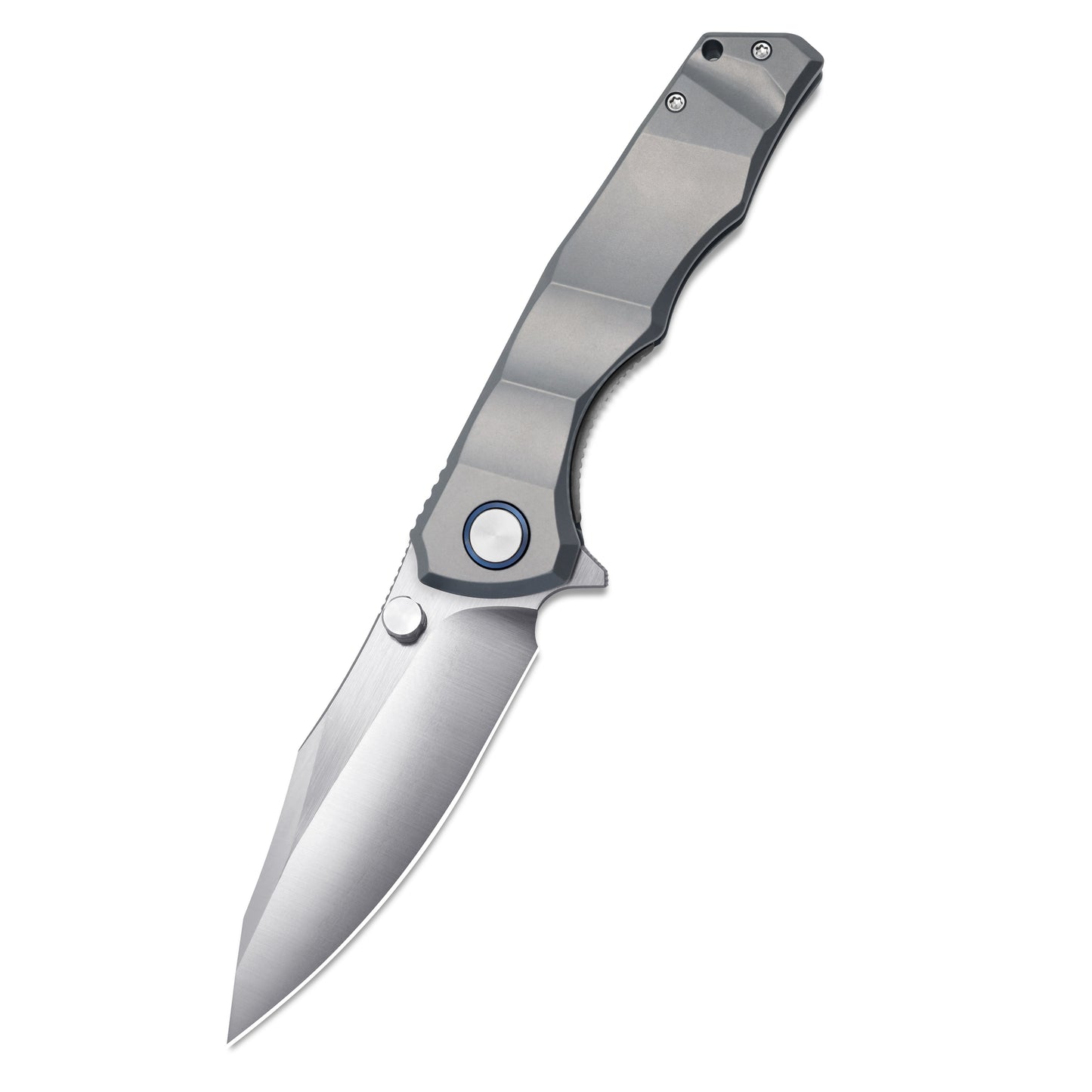 VORIXN Flipper & Thumb Stud Knife Titanium Handle (4.3" VG10 Blade) KB014