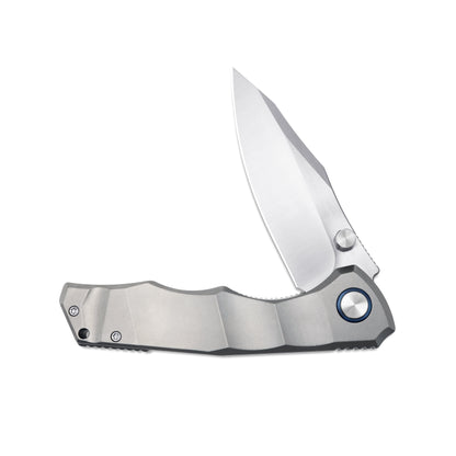 VORIXN Flipper & Thumb Stud Knife Titanium Handle (4.3" VG10 Blade) KB014