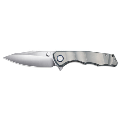VORIXN Flipper & Thumb Stud Knife Titanium Handle (4.3" VG10 Blade) KB014