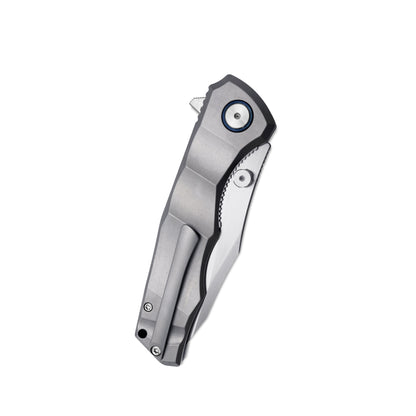 VORIXN Flipper & Thumb Stud Knife Titanium Handle (4.3" VG10 Blade) KB014