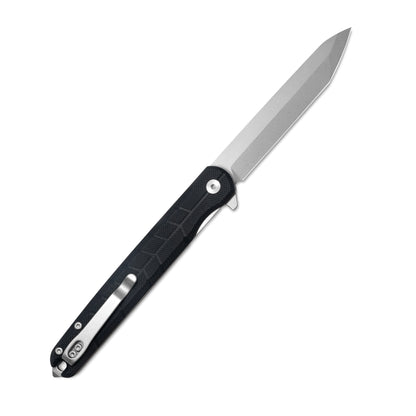 VORIXN Flipper Knife 2Cr13 & Carbon Fiber Handle (4.7" D2 Blade) KM001