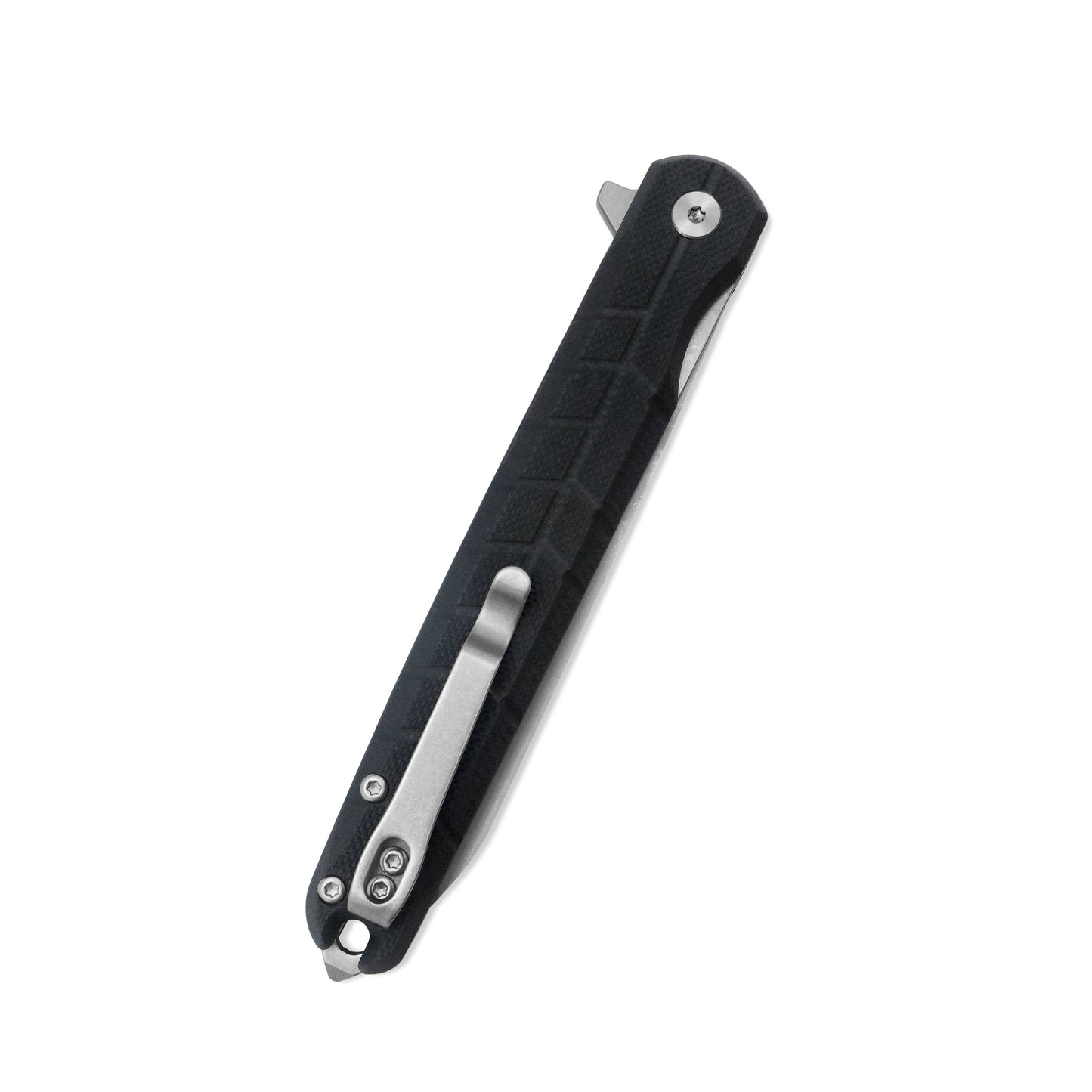 VORIXN Flipper Knife 2Cr13 & Carbon Fiber Handle (4.7" D2 Blade) KM001