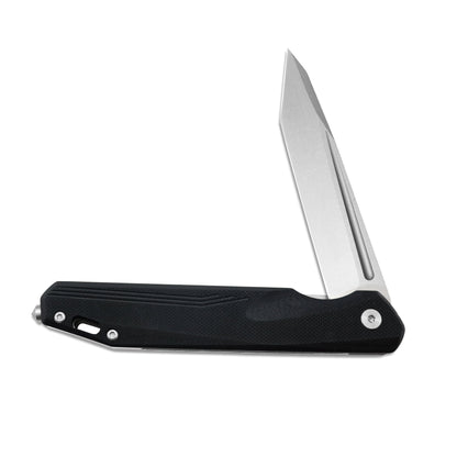 VORIXN Flipper Knife 2Cr13 & Carbon Fiber Handle (4.9" D2 Blade) KM002