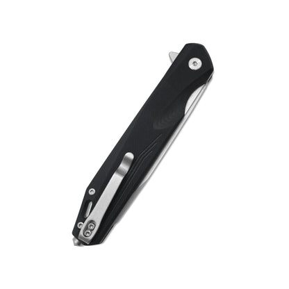 VORIXN Flipper Knife 2Cr13 & Carbon Fiber Handle (4.9" D2 Blade) KM002