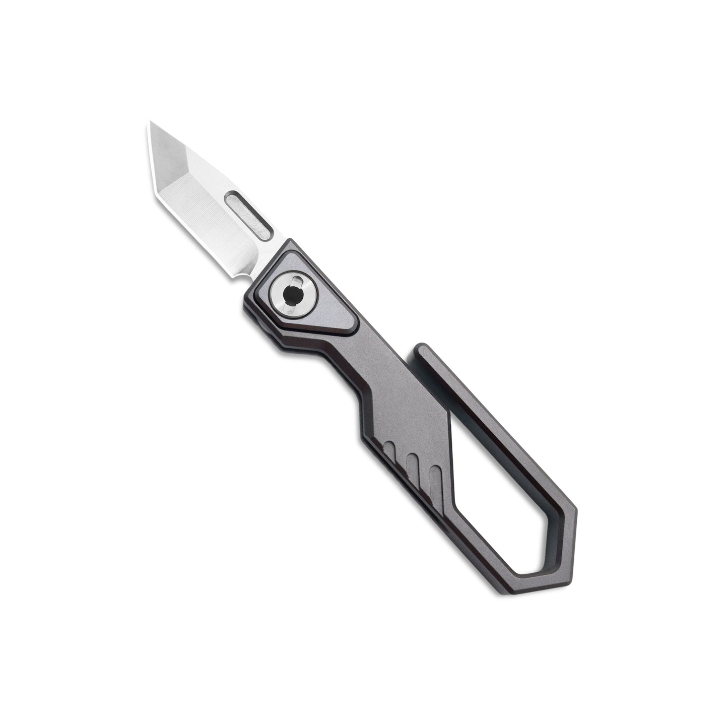 VORIXN Super Tiny Nano Knife Aircraft-Grade Aluminum Alloy Handle (0.3" CN-PM390 Blade) NA001
