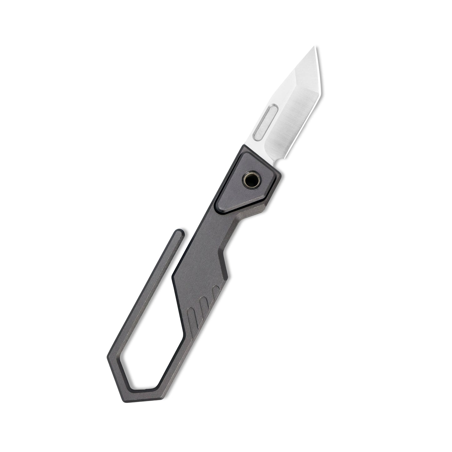VORIXN Super Tiny Nano Knife Aircraft-Grade Aluminum Alloy Handle (0.3" CN-PM390 Blade) NA001