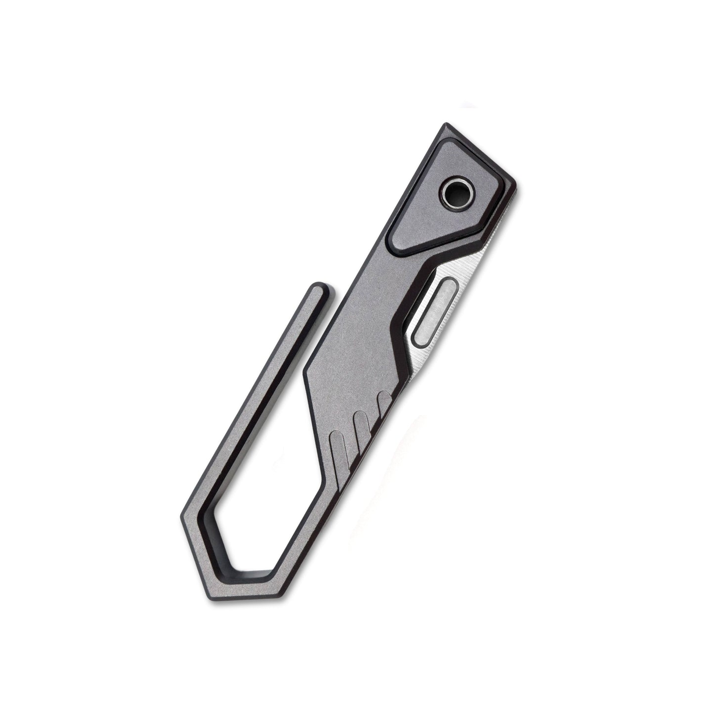 VORIXN Super Tiny Nano Knife Aircraft-Grade Aluminum Alloy Handle (0.3" CN-PM390 Blade) NA001