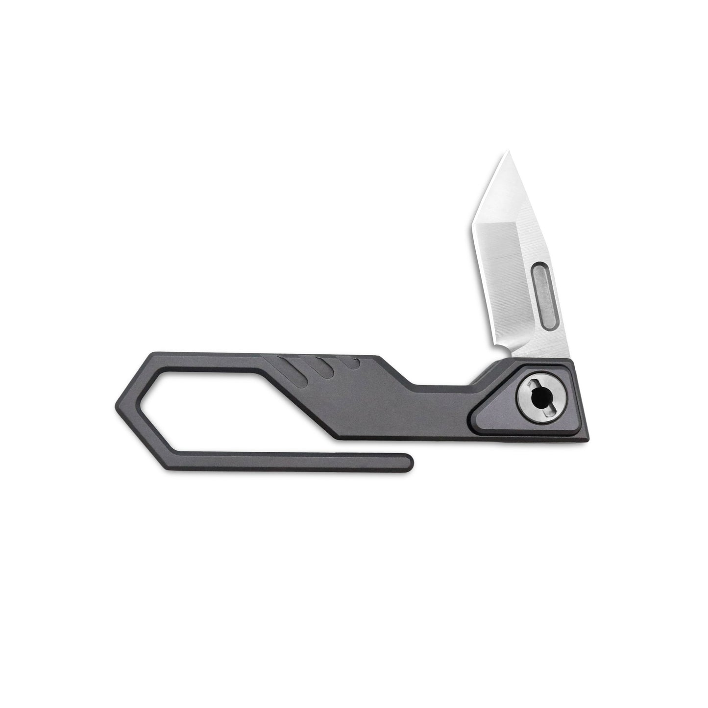 VORIXN Super Tiny Nano Knife Aircraft-Grade Aluminum Alloy Handle (0.3" CN-PM390 Blade) NA001