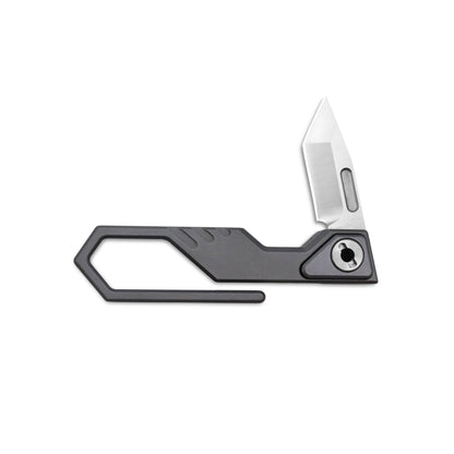 VORIXN Super Tiny Nano Knife Aircraft-Grade Aluminum Alloy Handle (0.3" CN-PM390 Blade) NA001
