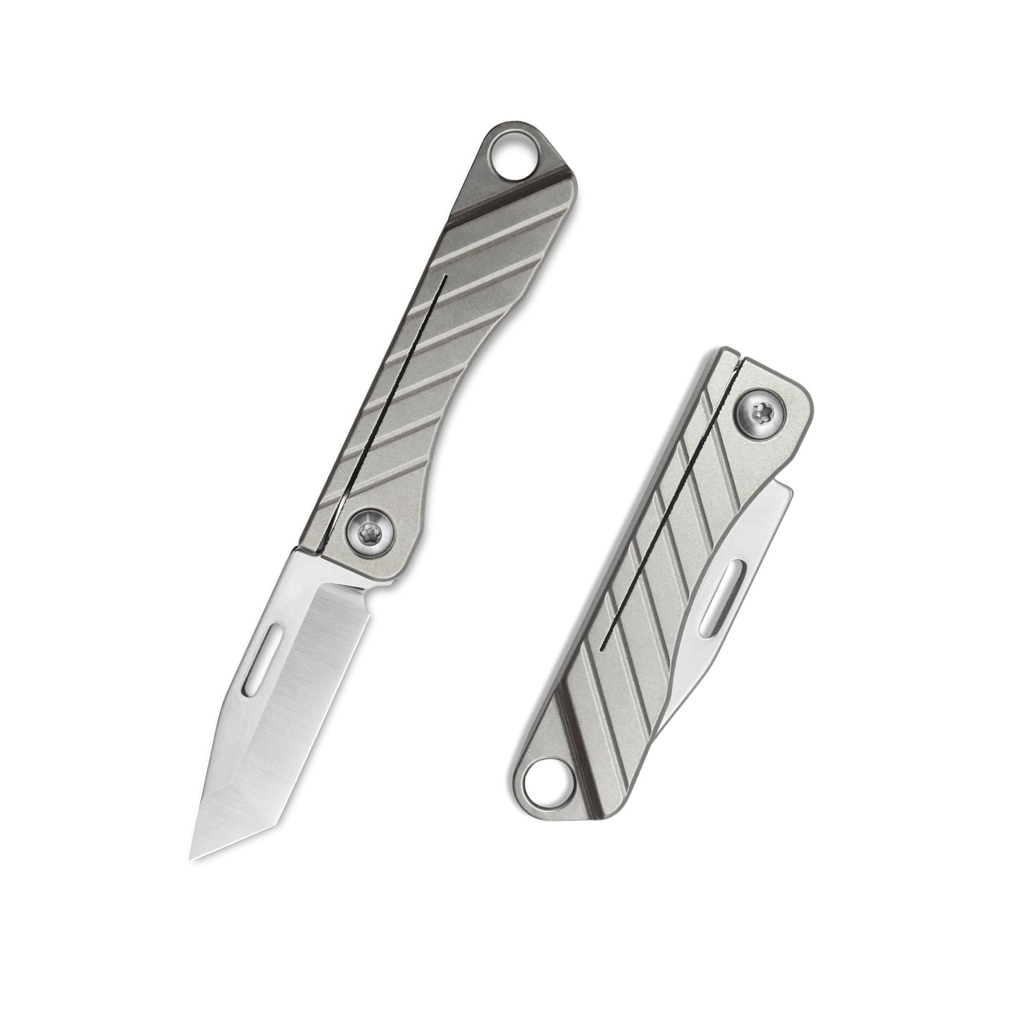 VORIXN Super Tiny Nano Knife Titanium Handle (0.2" 420J2 Blade) NA002