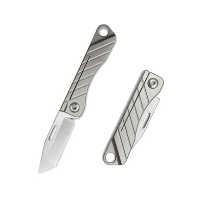 VORIXN Super Tiny Nano Knife Titanium Handle (0.2" 420J2 Blade) NA002