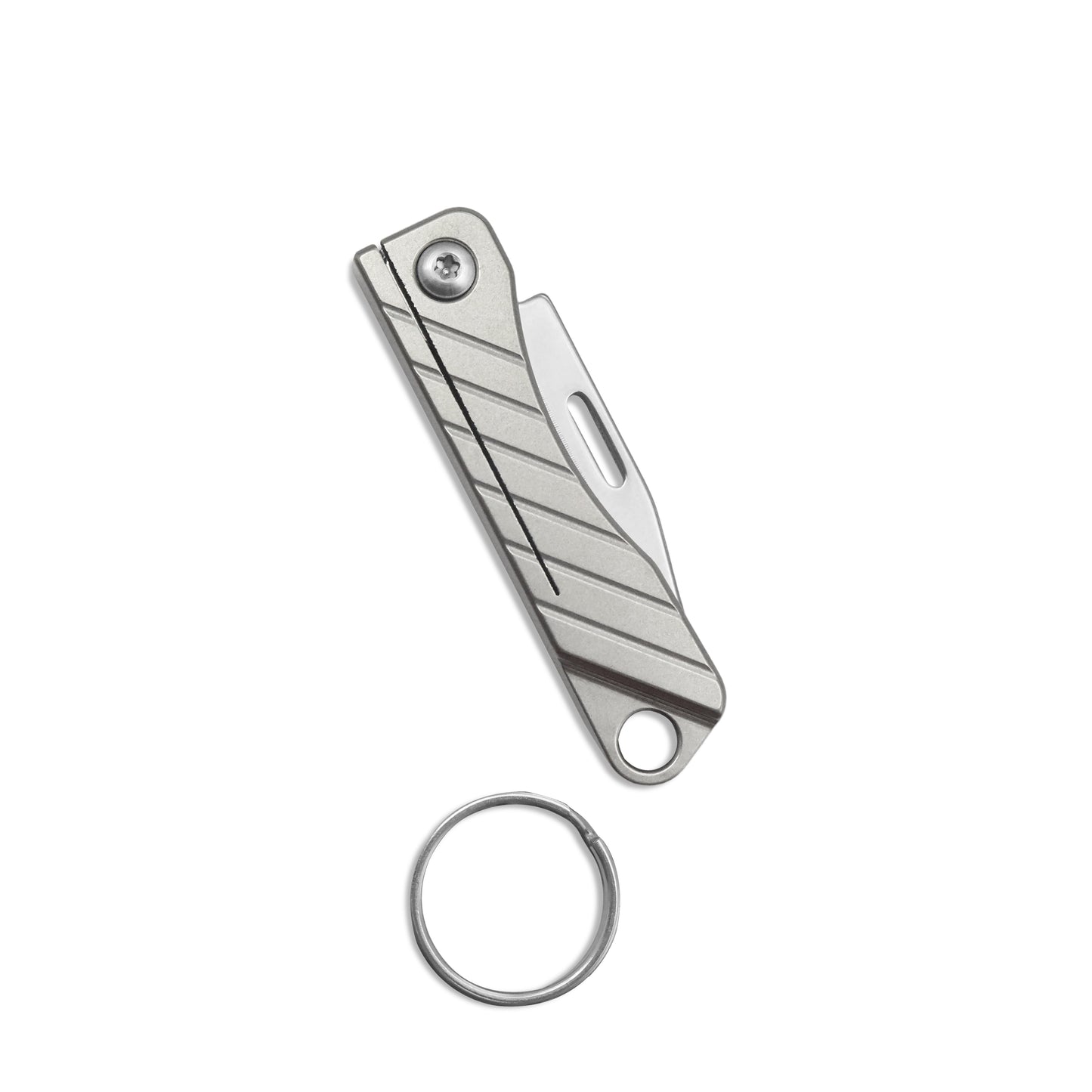 VORIXN Super Tiny Nano Knife Titanium Handle (0.2" 420J2 Blade) NA002