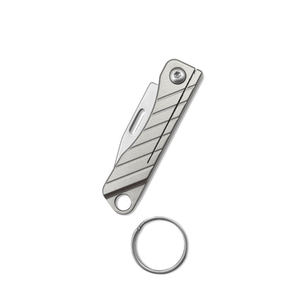 VORIXN Super Tiny Nano Knife Titanium Handle (0.2" 420J2 Blade) NA002